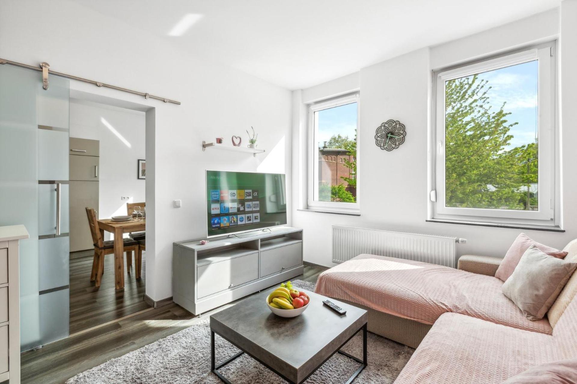 Elegant & Bright ~ Near Schalke 04 ~ Office ~ Free Parking! Lägenhet Gelsenkirchen Exteriör bild